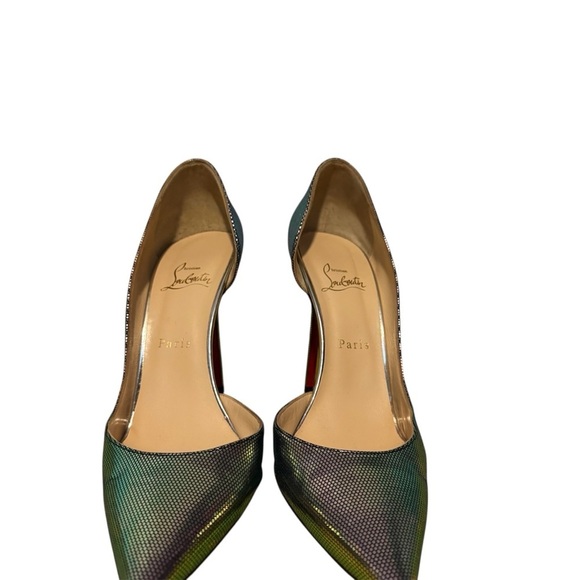 Christian Louboutin Iridescent Heels | Very Good Condition - Picture 2 of 14